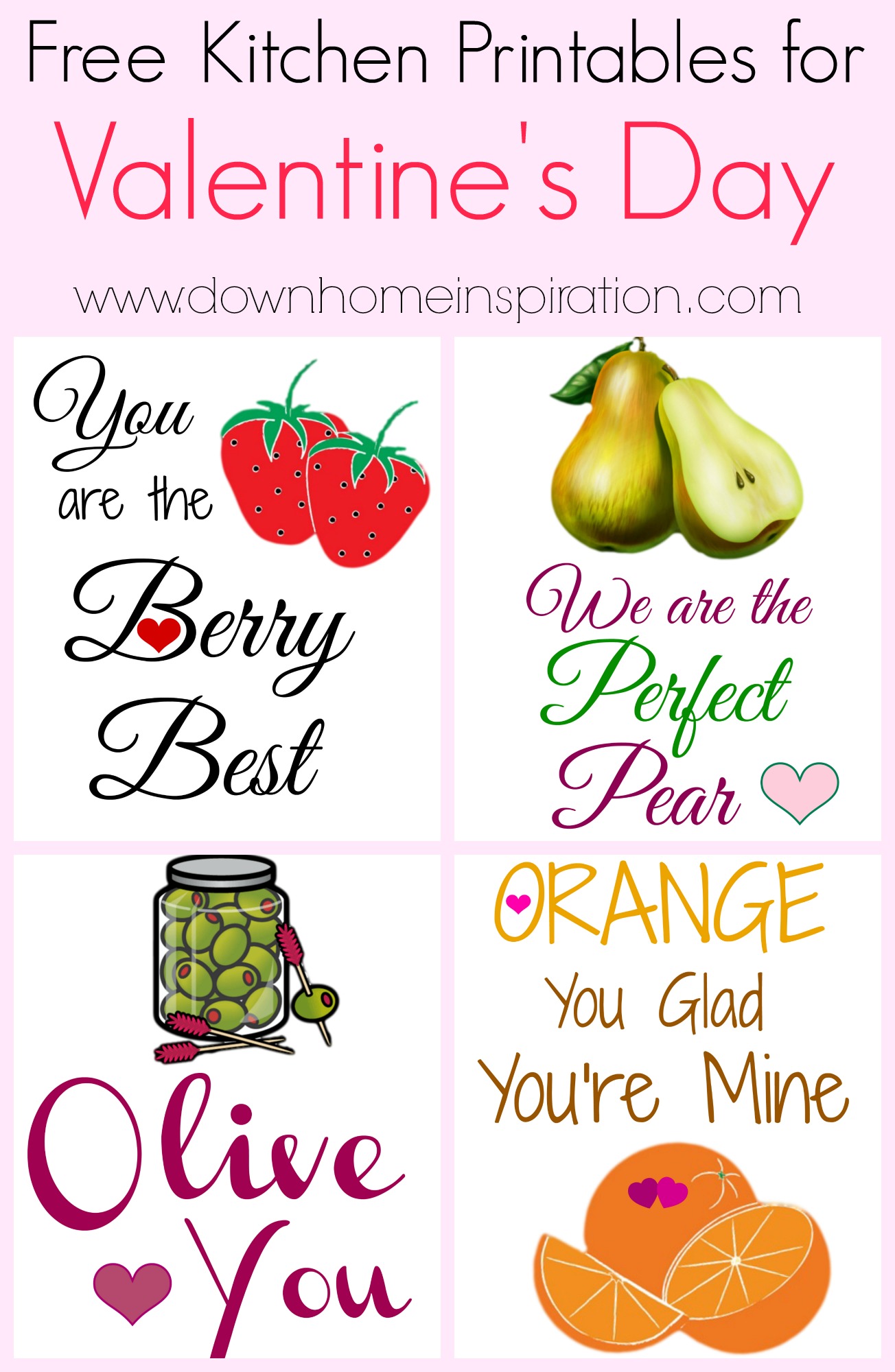 Free Kitchen Printables For Valentine s Day Down Home Inspiration
