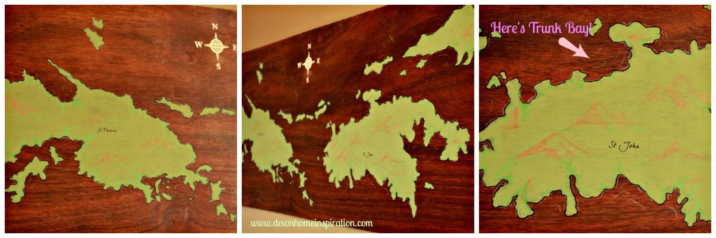 Wood map Collage