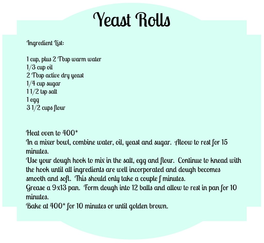 roll recipe