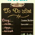 Chalkboard To Do List