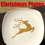 DIY $1 Christmas Plates