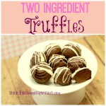 Two Ingredient Truffles