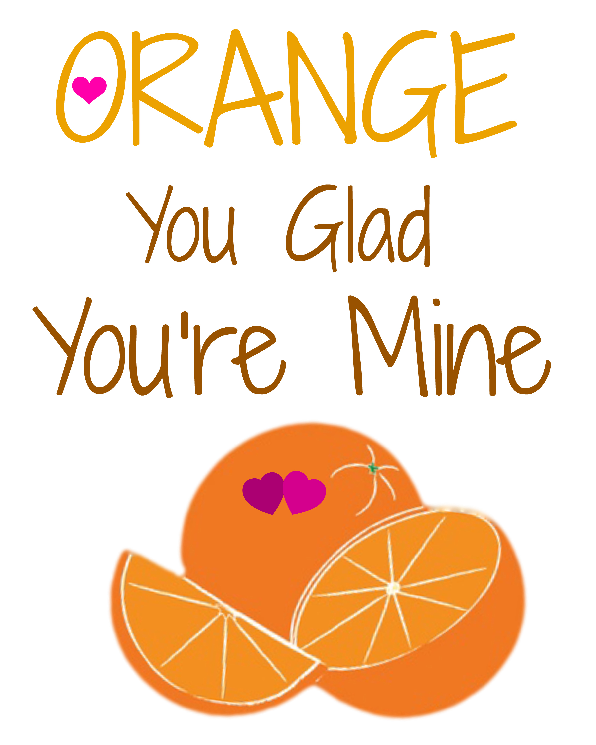 Orange You Glad Printable - Printable Word Searches