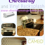 Vinyl Backsplash and Silhouette Cameo Giveaway