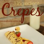 Paleo and Gluten Free 3 Ingredient Crepes