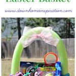 Make a fun Easter Basket Using a Beach Towel and Pool Noodle