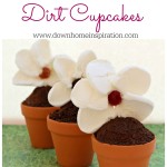 Flower Pot Dirt Cupcakes