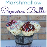 Marshmallow Popcorn Balls (on a stick)