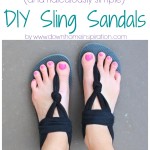 Outrageously Comfy (and ridiculously simple) DIY Sling Sandals