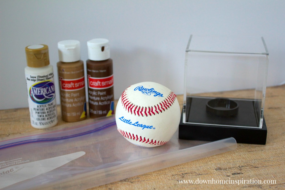 Handprint Baseball Keepsake - Perfect for Father's Day (and how to  perfectly age a baseball) - Down Home Inspiration