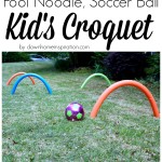 Pool Noodle, Soccer Ball Kid’s Croquet