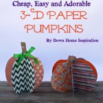 3-D Paper Pumpkins