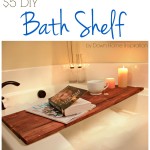 DIY Bath Shelf