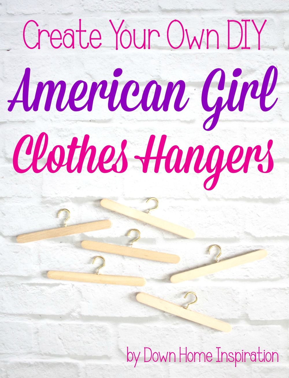 18 inch doll clothes hangers