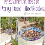 Plastic Bead Bird Feeder