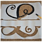 DIY Personalized Doormat for $10!