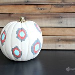 DIY Ikat Pumpkin