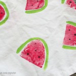 Stamped Tea Towels (Made Using Food!)