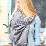 Make Your Own No Sew Blanket Scarf