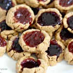 Peanut Butter and Jelly Thumbprint Cookies