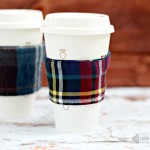 DIY No Sew Flannel Coffee Cozy