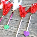 DIY Cupid’s Arrow Pencils