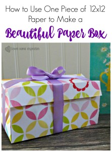 12x12 paper box