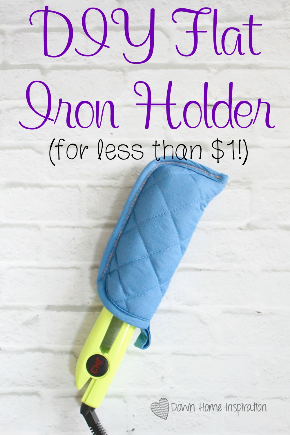 flat iron holder