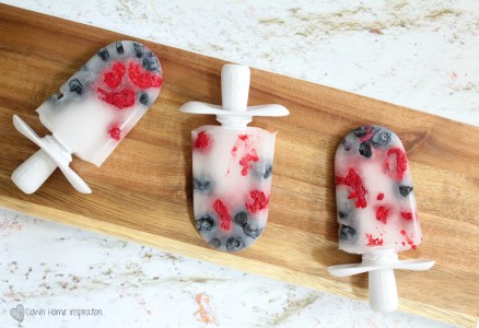 4th of july healthy popsicles