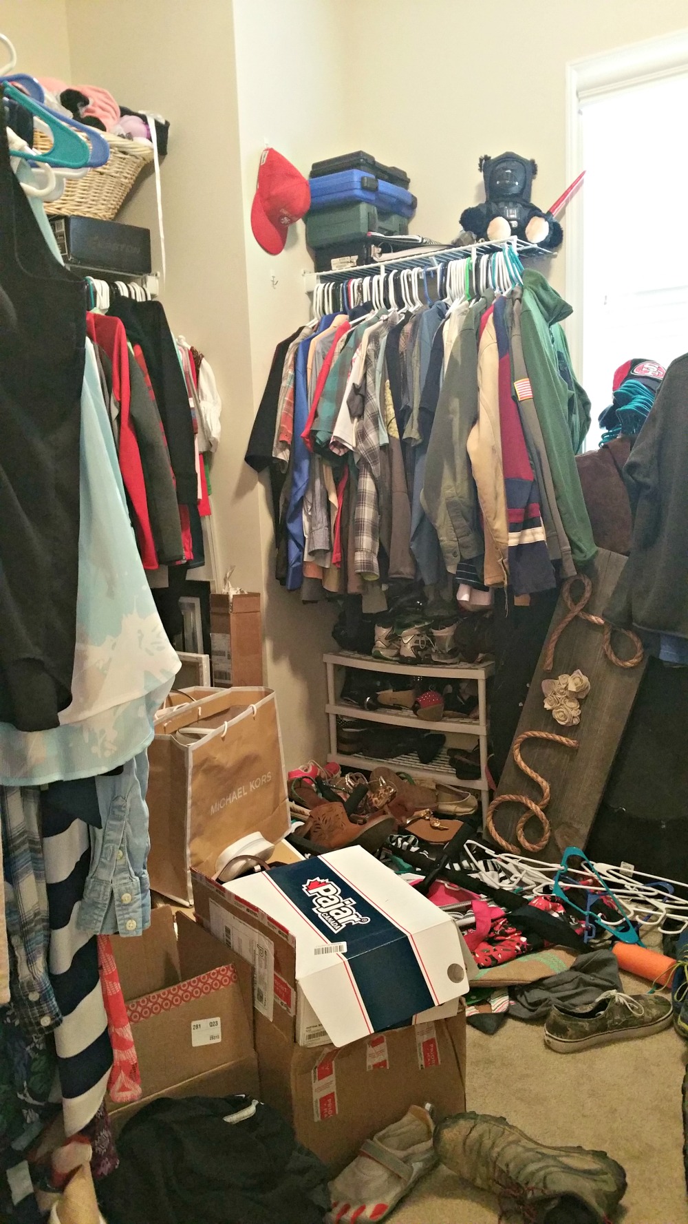 closet makeover