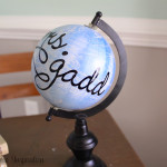 Budget Friendly Personalized Globe Teacher’s Gifts