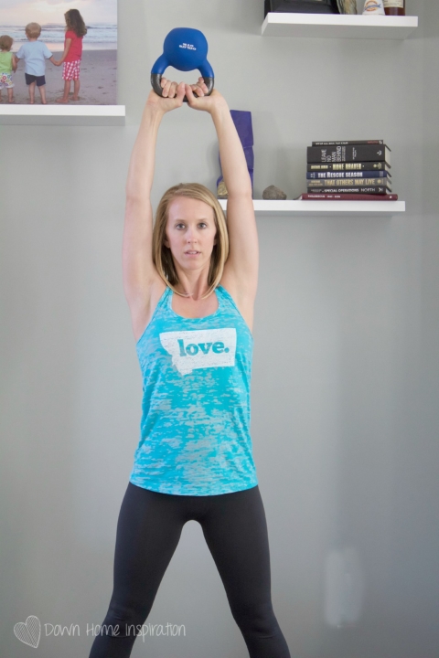 30 Minute Full Body Kettlebell Workout - Down Home Inspiration