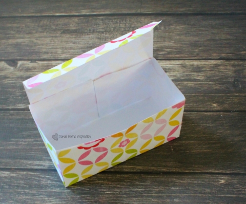 how to make a paper box template